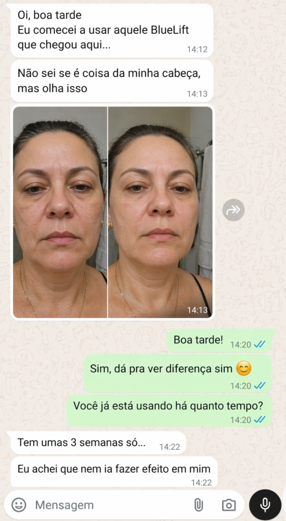 Prova de cliente BlueLift 1